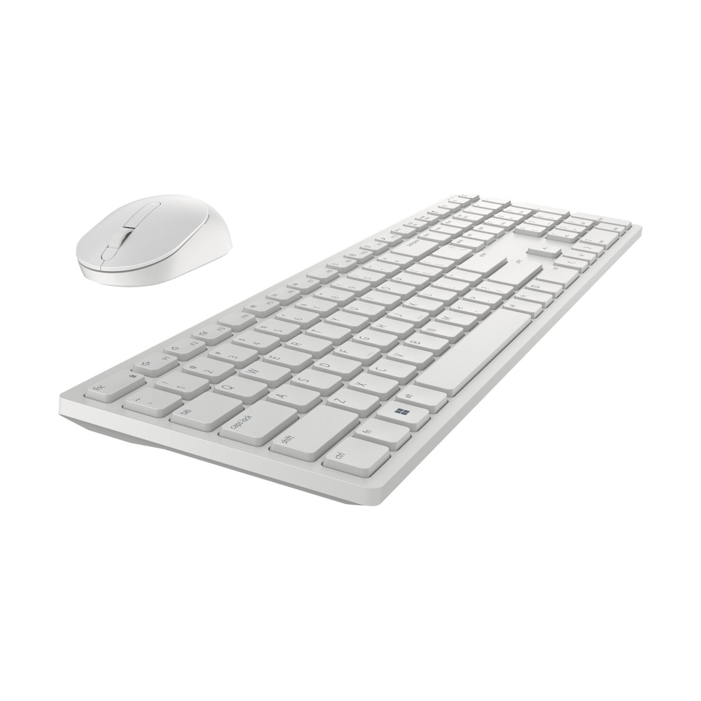 Dell | Keyboard and Mouse | KM5221W Pro | Keyboard and Mouse Set | Wireless | Mouse included | Russian | White