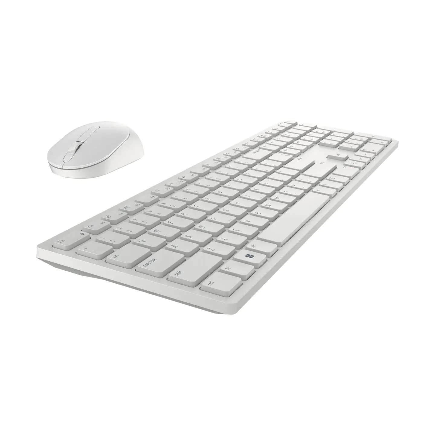 Dell | Keyboard and Mouse | KM5221W Pro | Keyboard and Mouse Set | Wireless | Mouse included | Russian | White