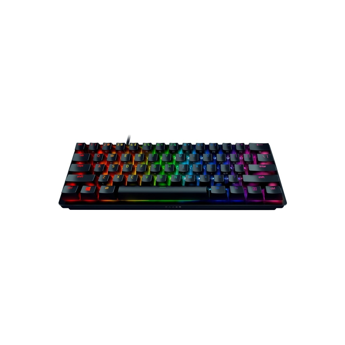 Razer | Huntsman Mini 60% | Gaming keyboard | Wired | Opto-Mechanical | RGB LED light | NORD