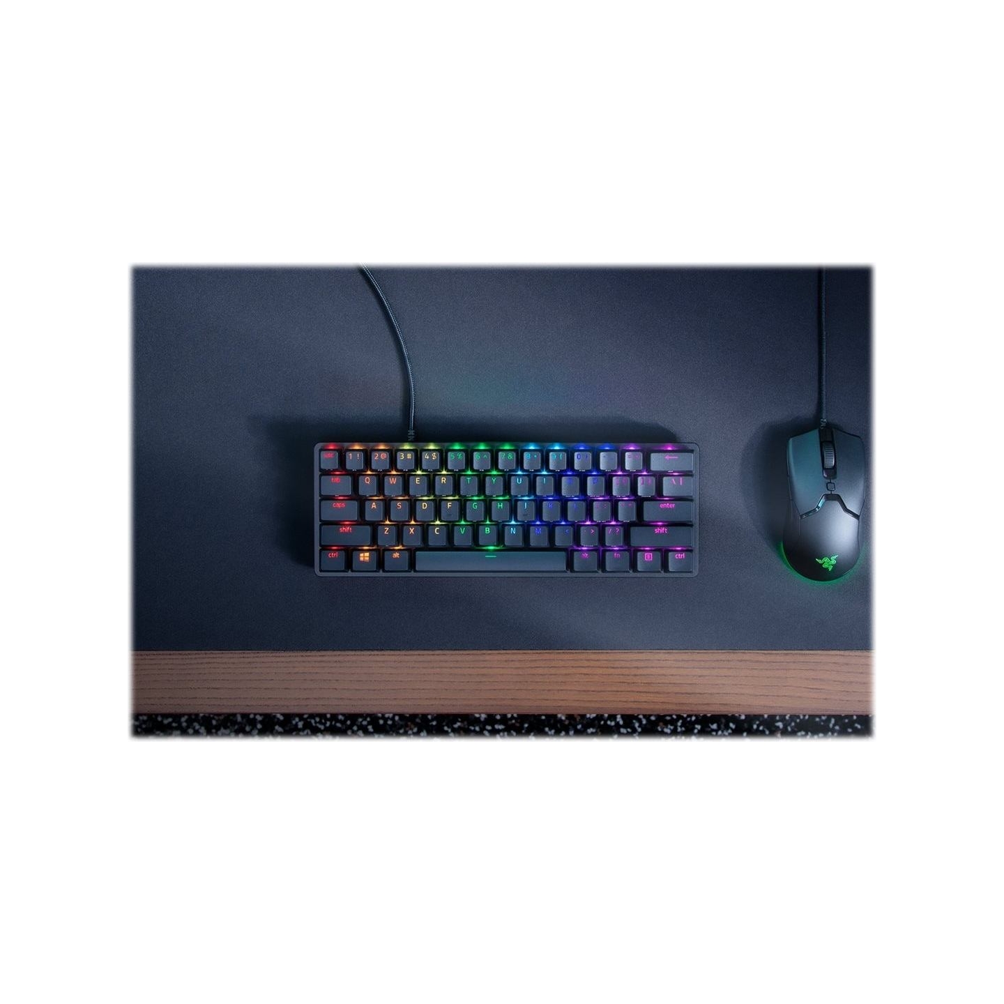 Razer | Huntsman Mini 60% | Gaming keyboard | Wired | Opto-Mechanical | RGB LED light | NORD