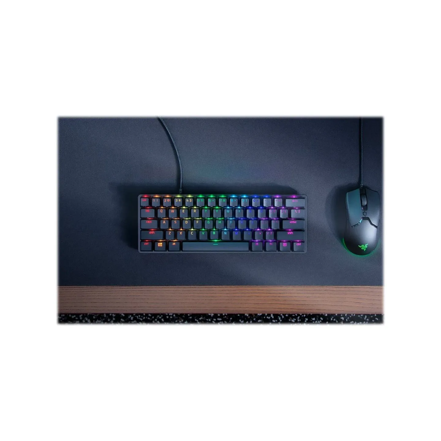 Razer | Huntsman Mini 60% | Gaming keyboard | Wired | Opto-Mechanical | RGB LED light | NORD
