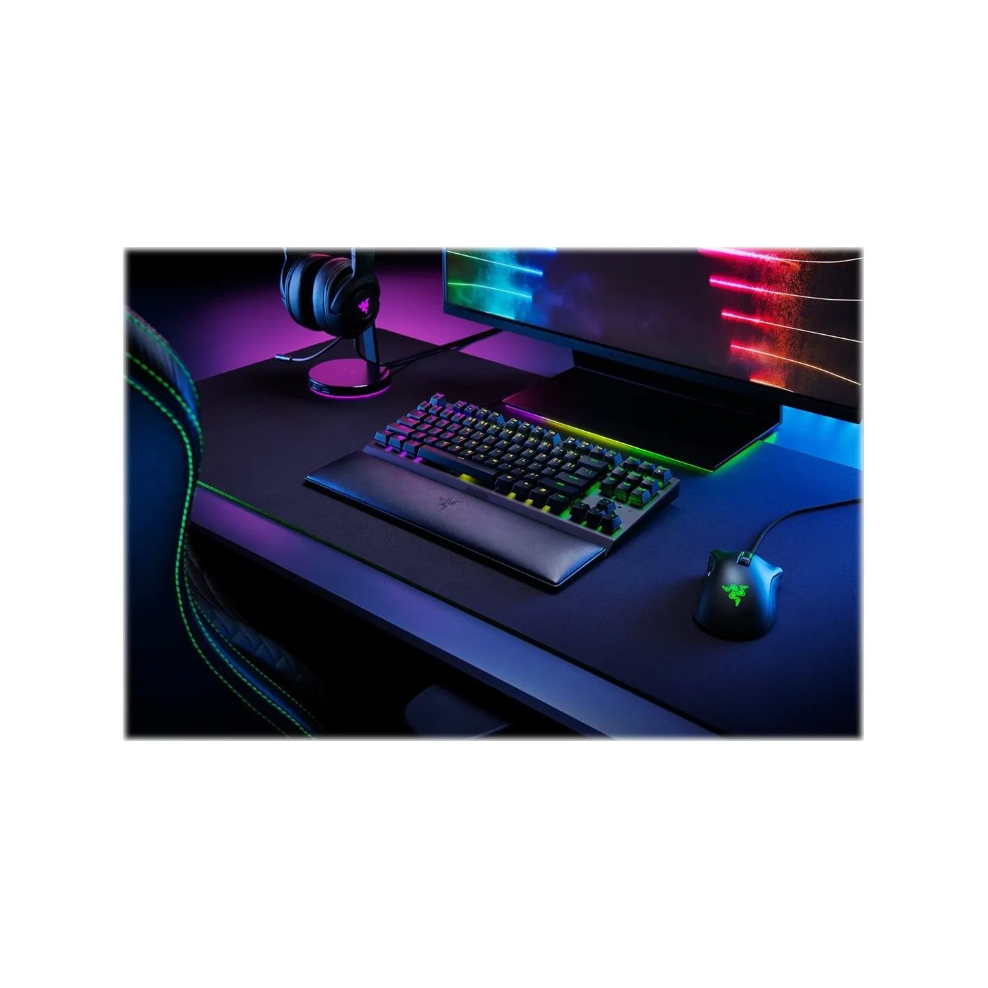 Razer | Ergonomic Wrist Rest for Tenkeyless Keyboards | Black