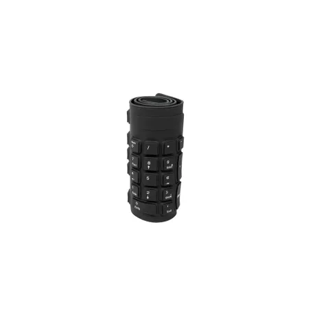 Logilink | Flexible waterproof Keyboard USB + PS/2 | ID0019A | Flexible keyboard | Wired | DE | Black