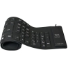 Logilink | Flexible waterproof Keyboard USB + PS/2 | ID0019A | Flexible keyboard | Wired | DE | Black