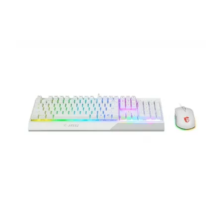 MSI | Vigor GK30 COMBO WHITE | Keyboard and Mouse Set | Wired | Mouse included | US | White