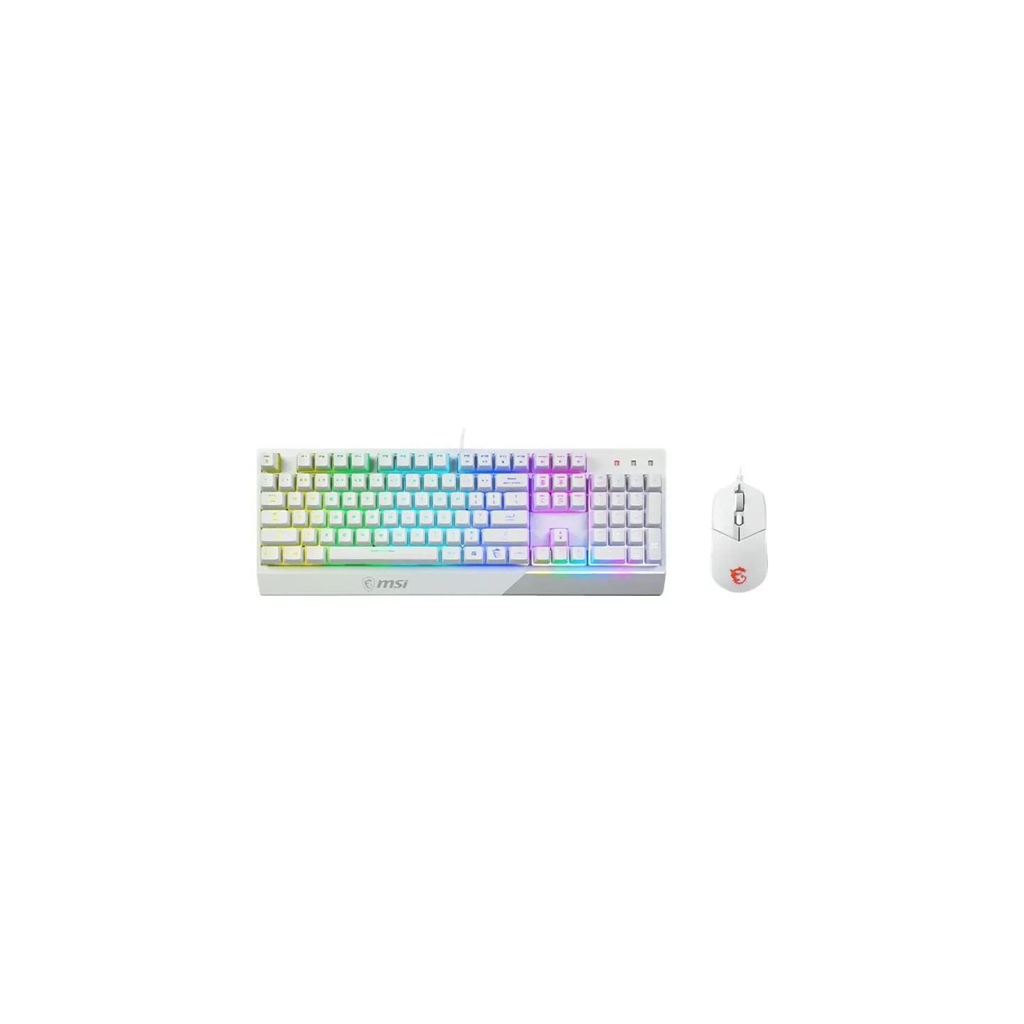 MSI | Vigor GK30 COMBO WHITE | Keyboard and Mouse Set | Wired | Mouse included | US | White