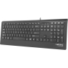 Natec Keyboard, Barracuda, US Layout, Slim | Natec | Keyboard | Barracuda | Standard | Wired | US | Black