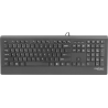 Natec Keyboard, Barracuda, US Layout, Slim | Natec | Keyboard | Barracuda | Standard | Wired | US | Black