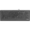 Natec Keyboard, Barracuda, US Layout, Slim | Natec | Keyboard | Barracuda | Standard | Wired | US | Black