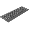 Natec Keyboard, Barracuda, US Layout, Slim | Natec | Keyboard | Barracuda | Standard | Wired | US | Black
