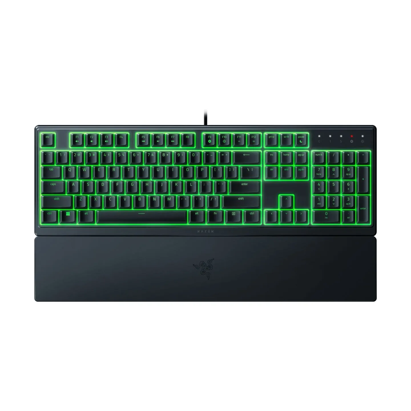 Razer | Gaming Keyboard | Ornata V3 X | Gaming keyboard | Wired | RGB LED light | NORD | Silent Membrane | Black