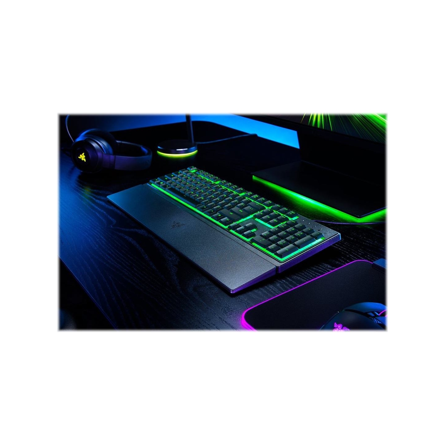 Razer | Gaming Keyboard | Ornata V3 X | Gaming keyboard | Wired | RGB LED light | NORD | Silent Membrane | Black