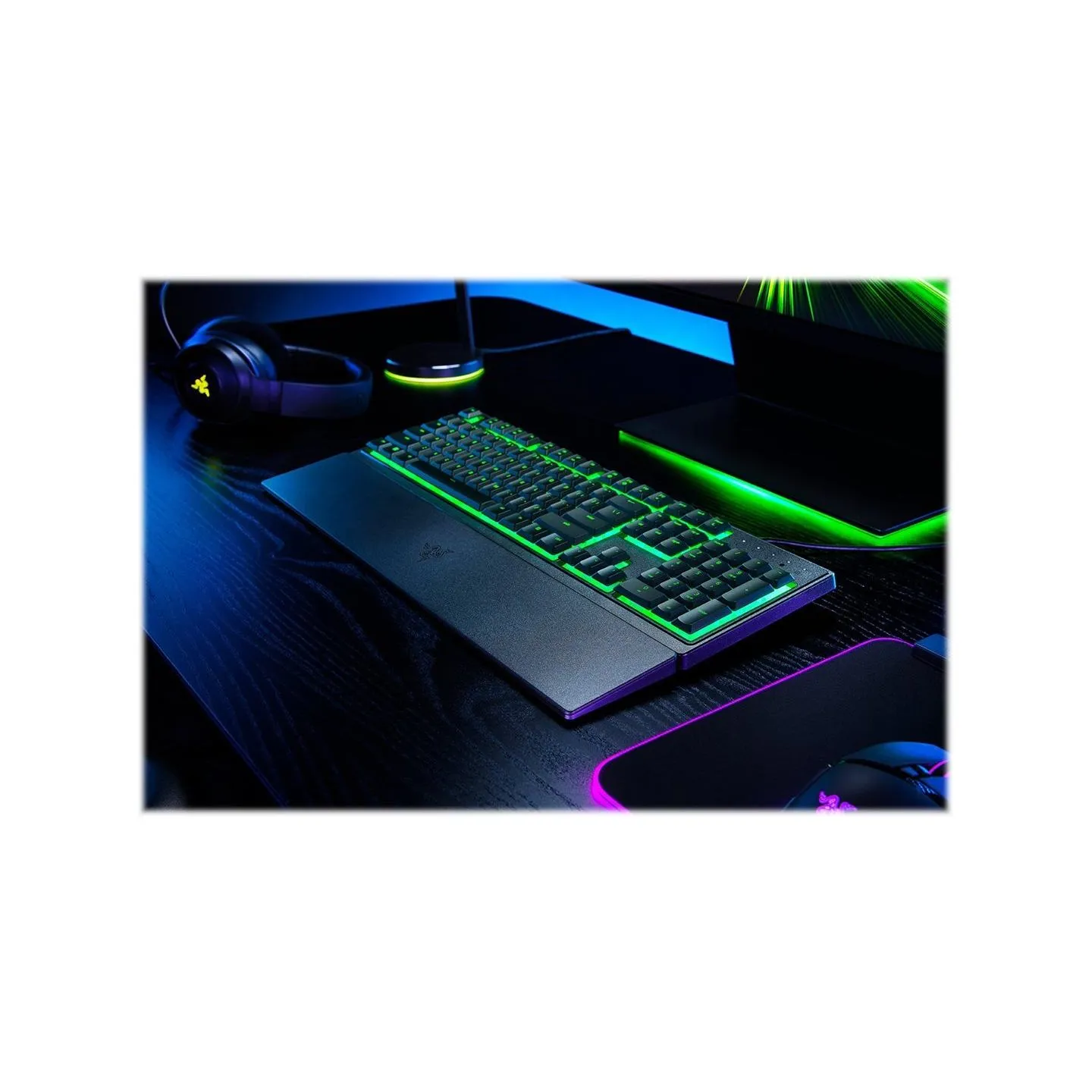 Razer | Gaming Keyboard | Ornata V3 X | Gaming keyboard | Wired | RGB LED light | NORD | Silent Membrane | Black
