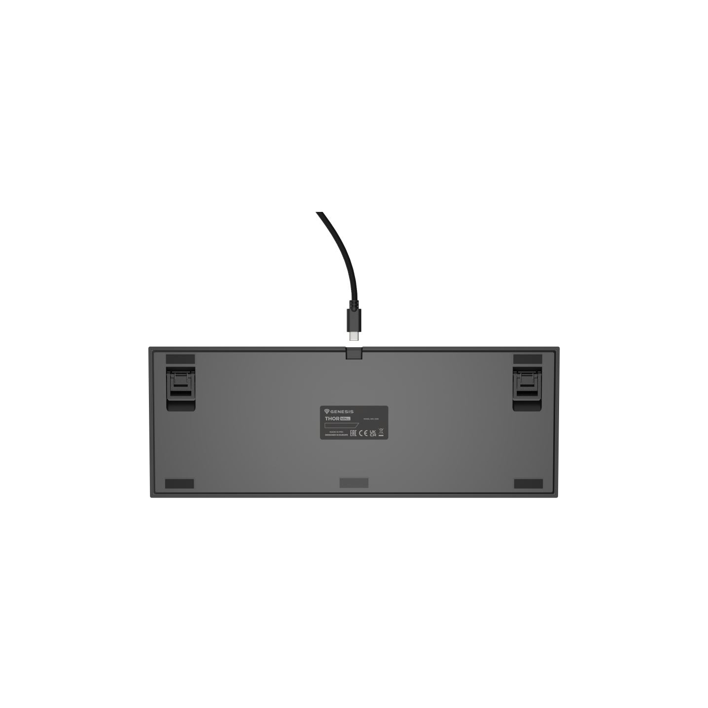 Genesis | THOR 404 TKL | Mechanical Gaming Keyboard | Wired | US | Kailh Box Brown V2 | Black | RGB