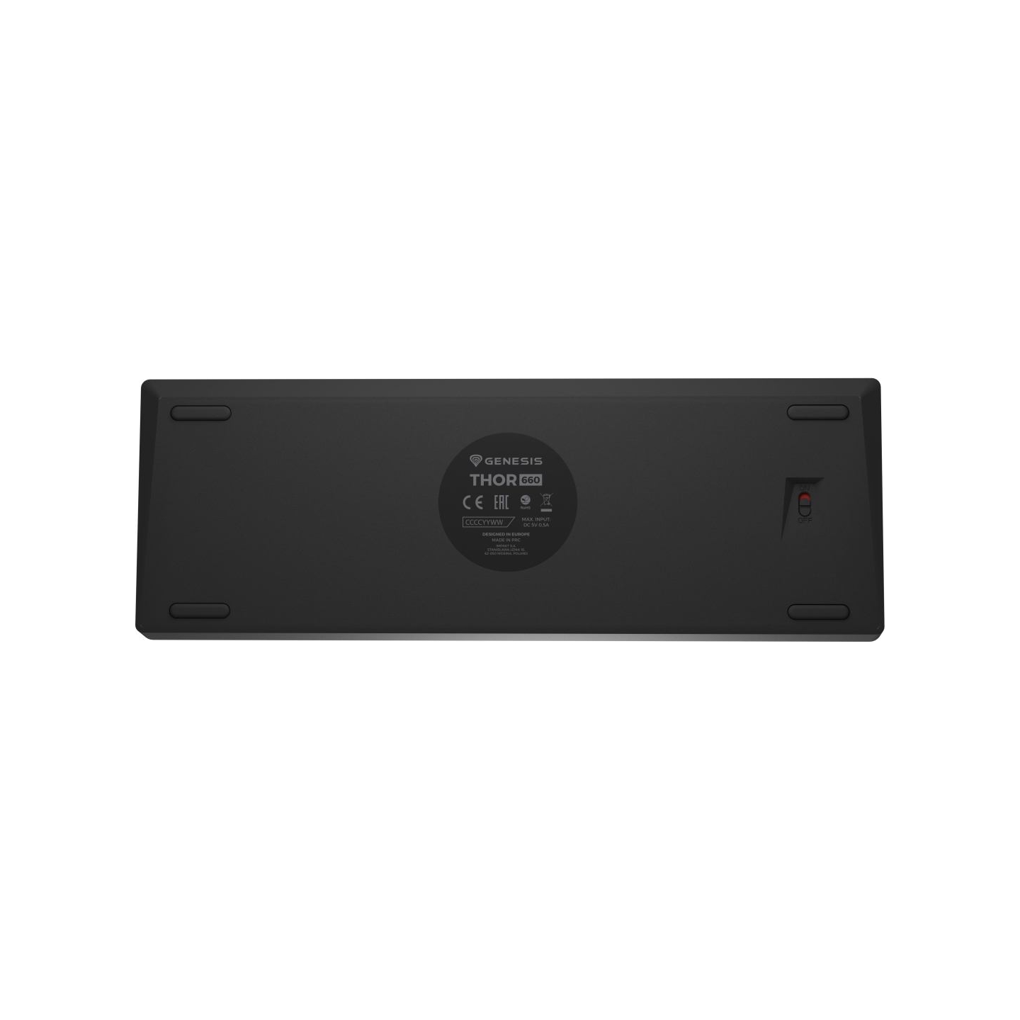 Genesis | THOR 660 G2 | Gaming keyboard | Wireless/Wired | US | Tactile | Black