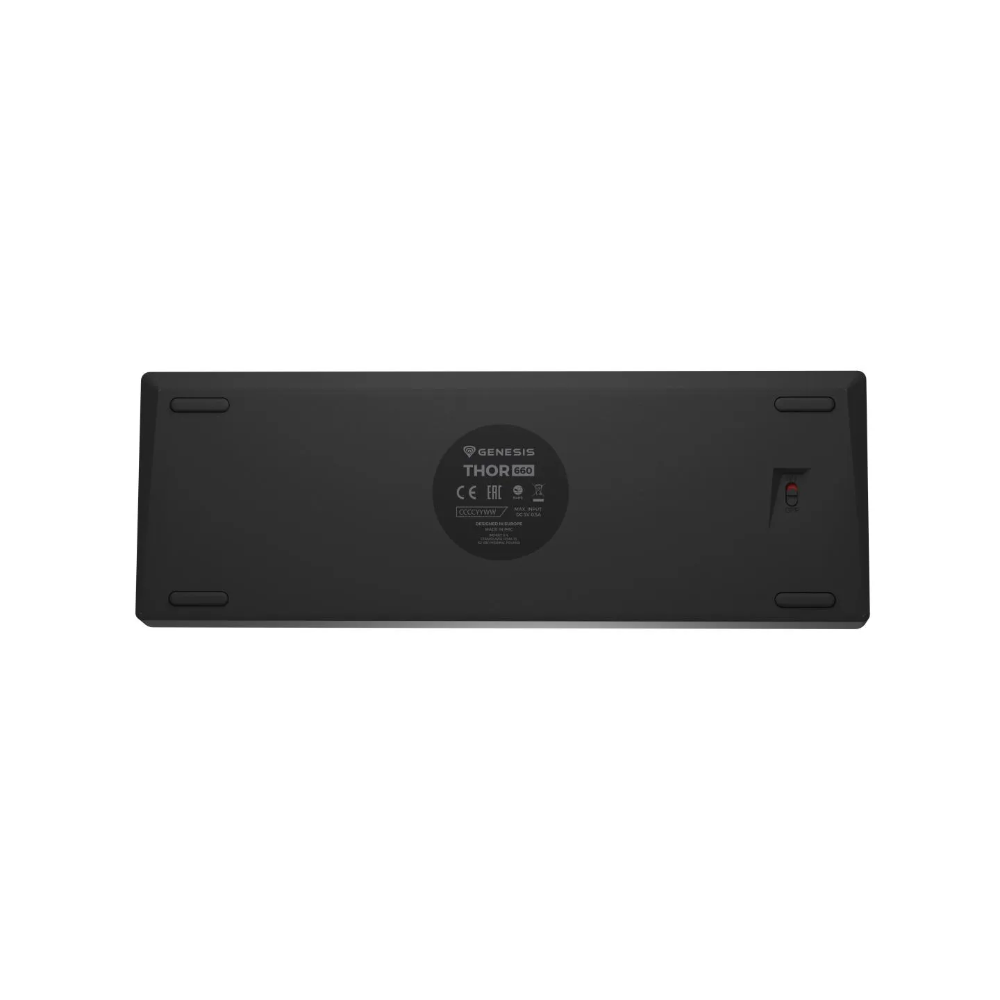 Genesis | THOR 660 G2 | Gaming keyboard | Wireless/Wired | US | Tactile | Black