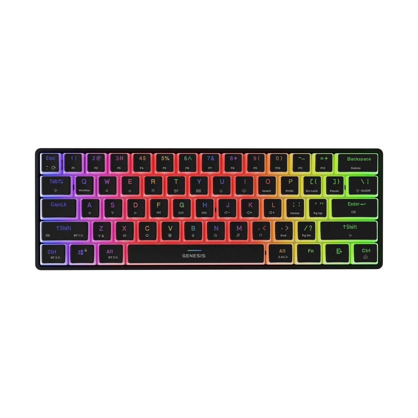 Genesis | THOR 660 G2 | Gaming keyboard | Wireless/Wired | US | Tactile | Black