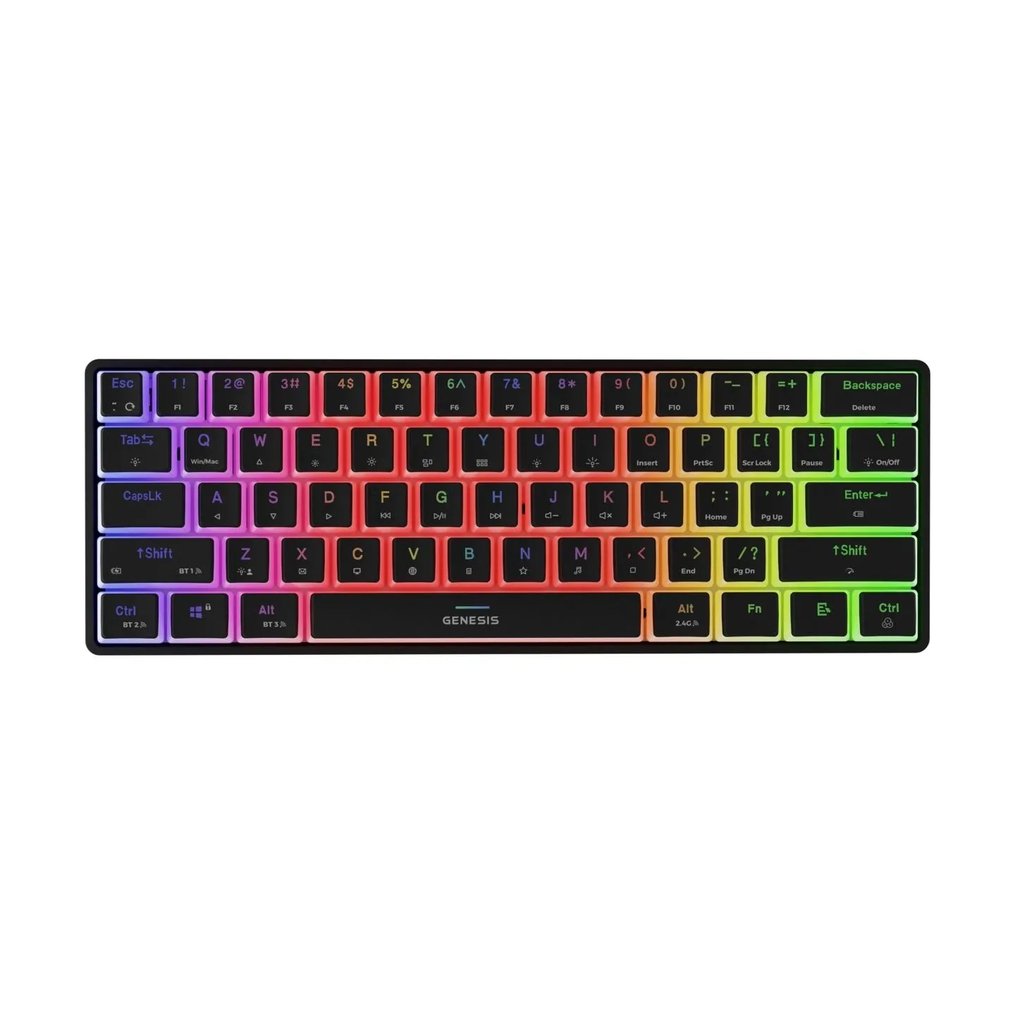 Genesis | THOR 660 G2 | Gaming keyboard | Wireless/Wired | US | Tactile | Black