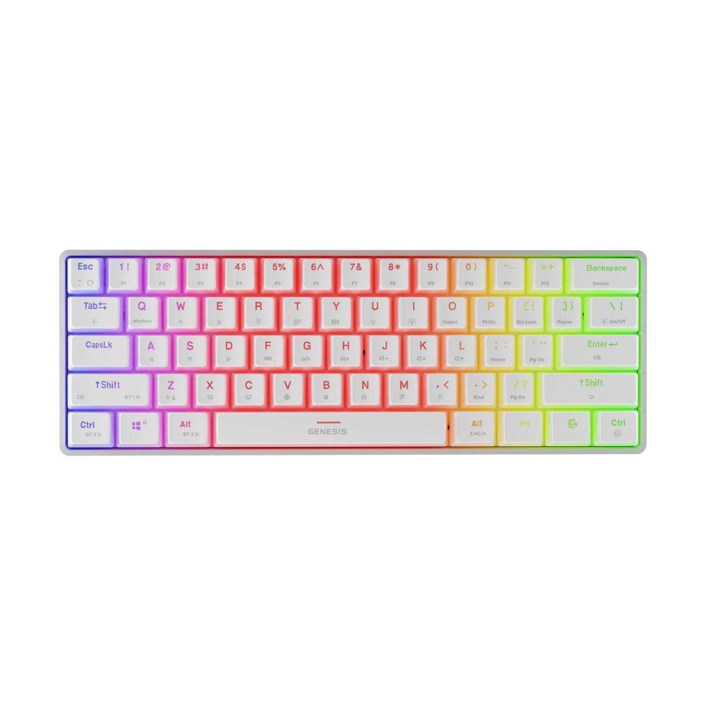 Genesis | THOR 660 G2 | Gaming keyboard | Wireless/Wired | US | Tactile | White