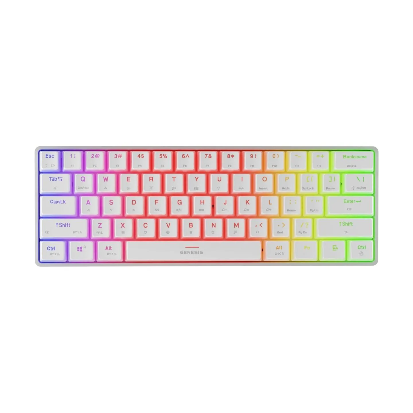 Genesis | THOR 660 G2 | Gaming keyboard | Wireless/Wired | US | Tactile | White