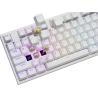 Genesis Thor 404 | Mechanical Gaming Keyboard | Wired | US | Gateron Yellow Pro | White