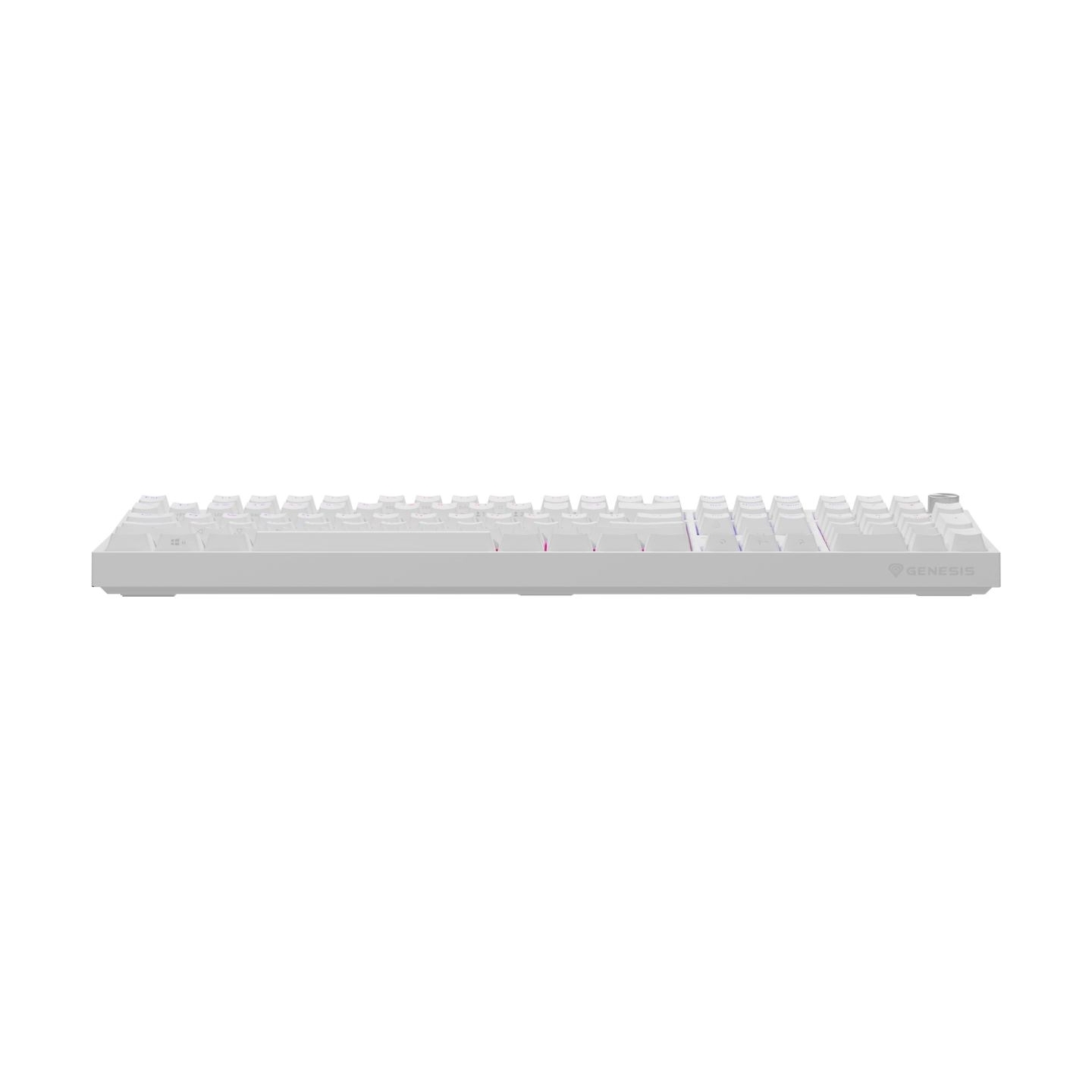 Genesis Thor 404 | Mechanical Gaming Keyboard | Wired | US | Outemu Peach Silent | White