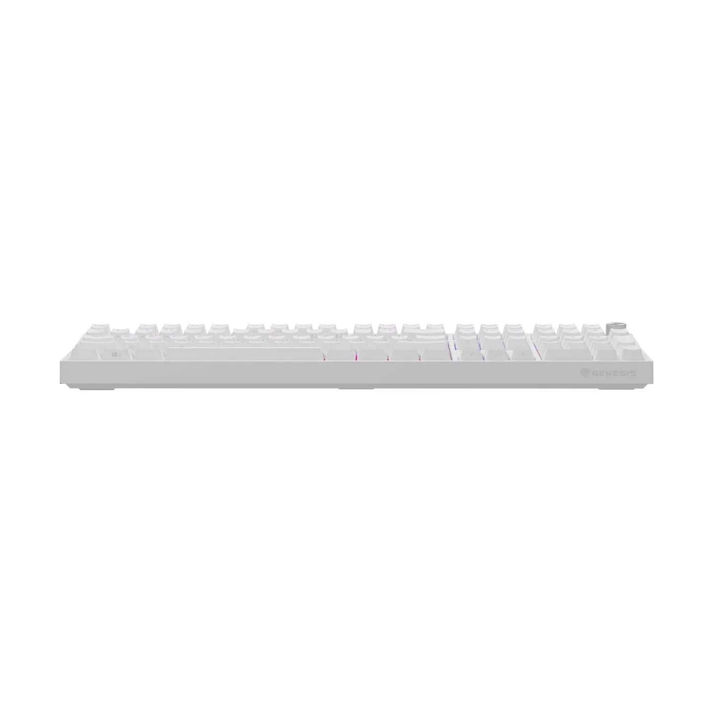 Genesis Thor 404 | Mechanical Gaming Keyboard | Wired | US | Outemu Peach Silent | White