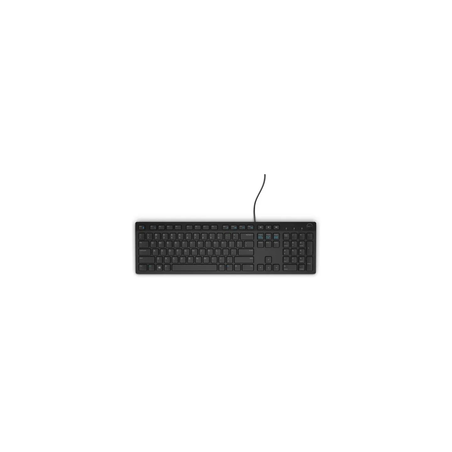 Dell | Keyboard | KB216 | Multimedia | Wired | NORD | Black