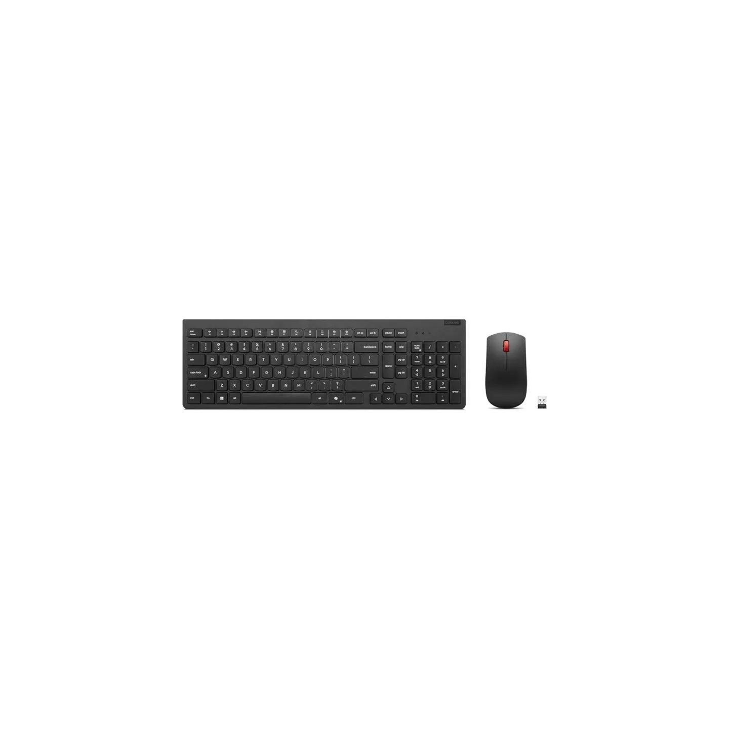 Lenovo Essential | Keyboard and Mouse Combo | Wireless | Russian/Cyrillic | Black