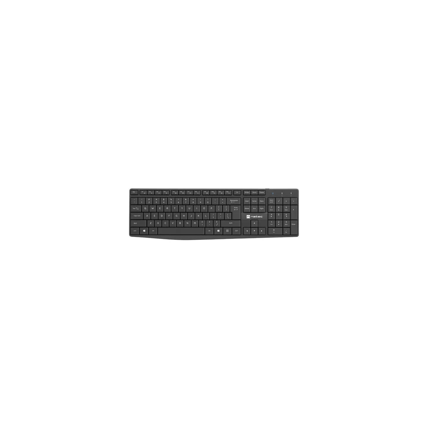 Natec | Keyboard and Mouse | Squid 2in1 Bundle | Keyboard and Mouse Set | Wireless | Wireless connection | US | Black