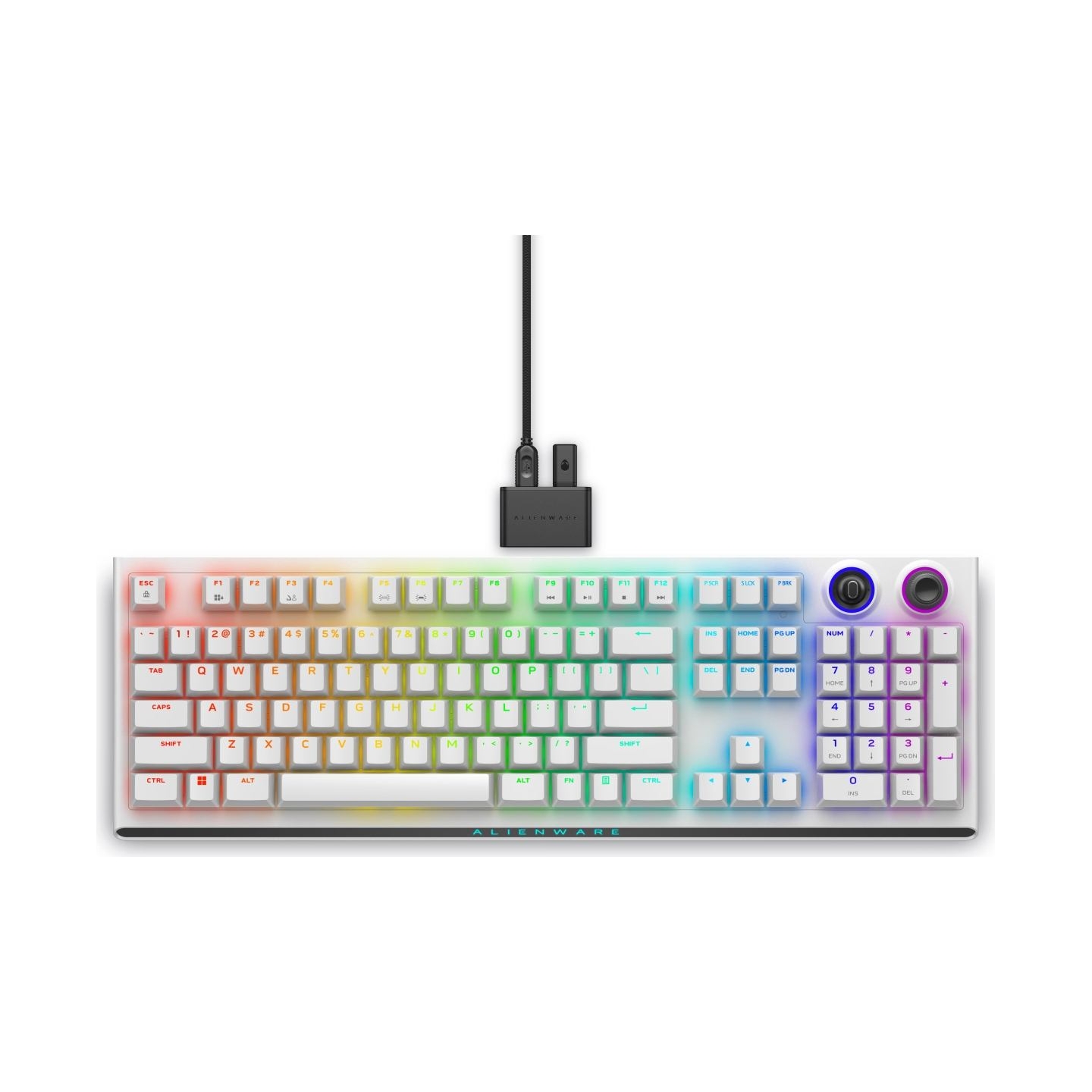 Dell | Alienware Tri-Mode AW920K | Wireless Gaming Keyboard | Wireless | Bluetooth | RGB LED light | Wireless connection | US | 
