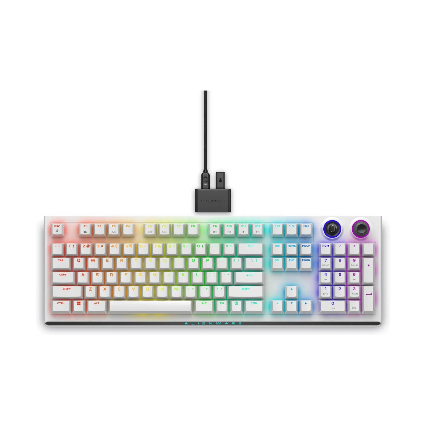 Dell | Alienware Tri-Mode AW920K | Wireless Gaming Keyboard | Wireless | Bluetooth | RGB LED light | Wireless connection | US | 