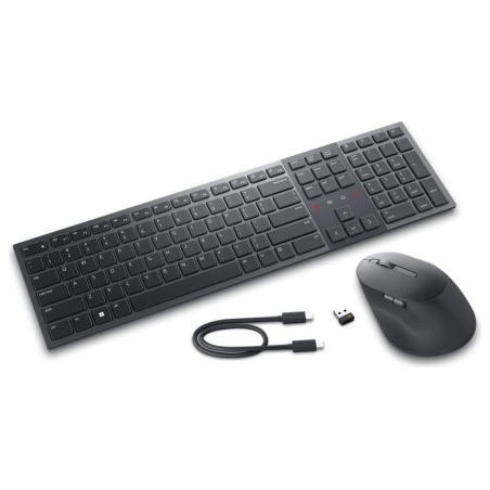 Dell | Premier Collaboration Keyboard and Mouse | KM900 | Keyboard and Mouse Set | Wireless | Wireless connection | US | Graphit