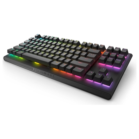 Dell Alienware Tenkeyless AW420K | Gaming Keyboard | Wired | EN | CHERRY MX Red | Dark Side of the Moon
