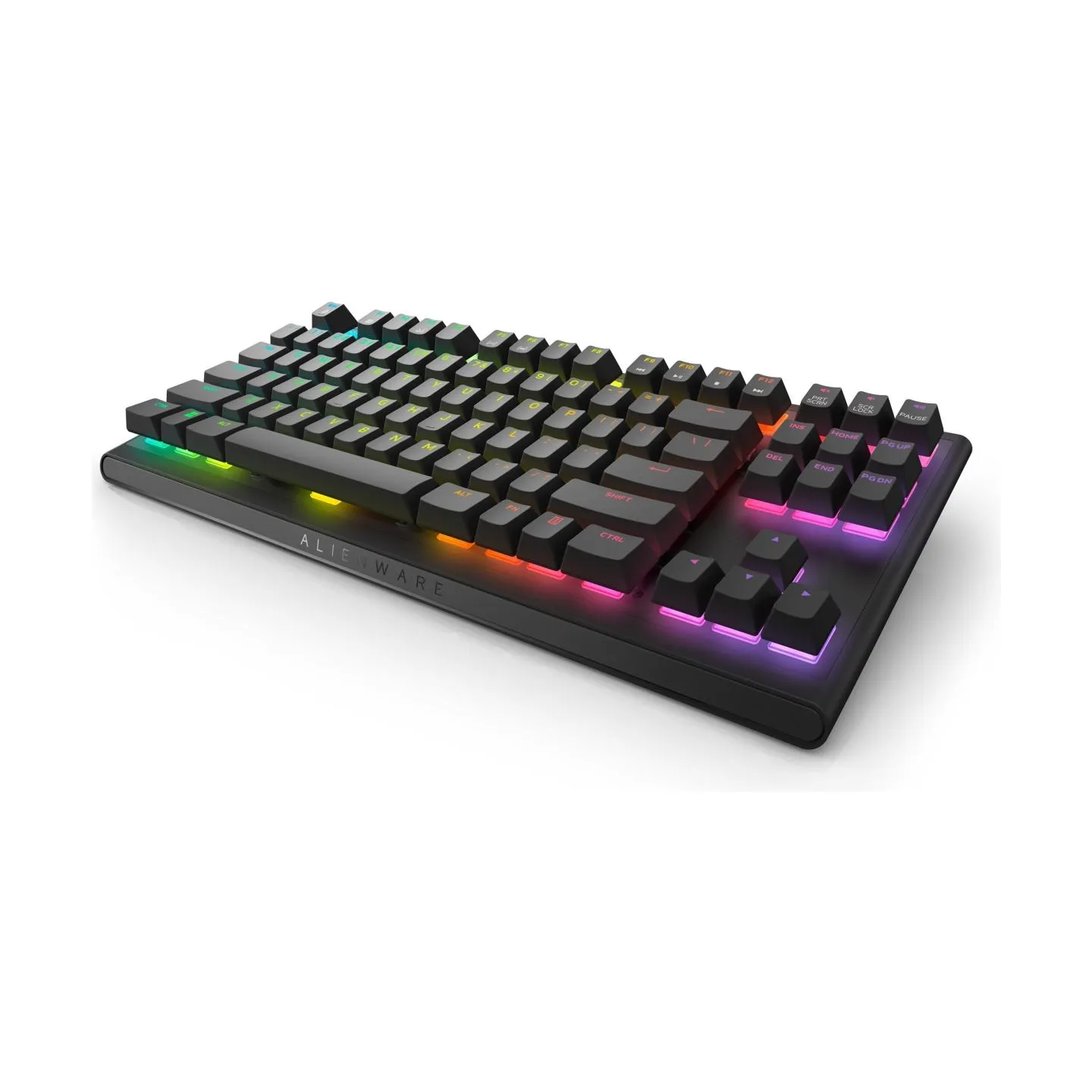 Dell Alienware Tenkeyless AW420K | Gaming Keyboard | Wired | EN | CHERRY MX Red | Dark Side of the Moon