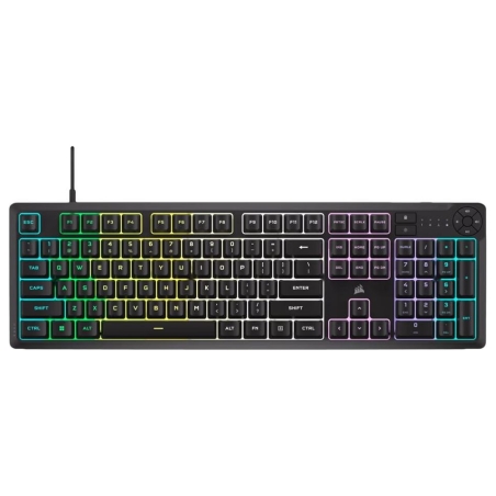 Corsair K55 CORE RGB | Gaming keyboard | Wired | NA | Black