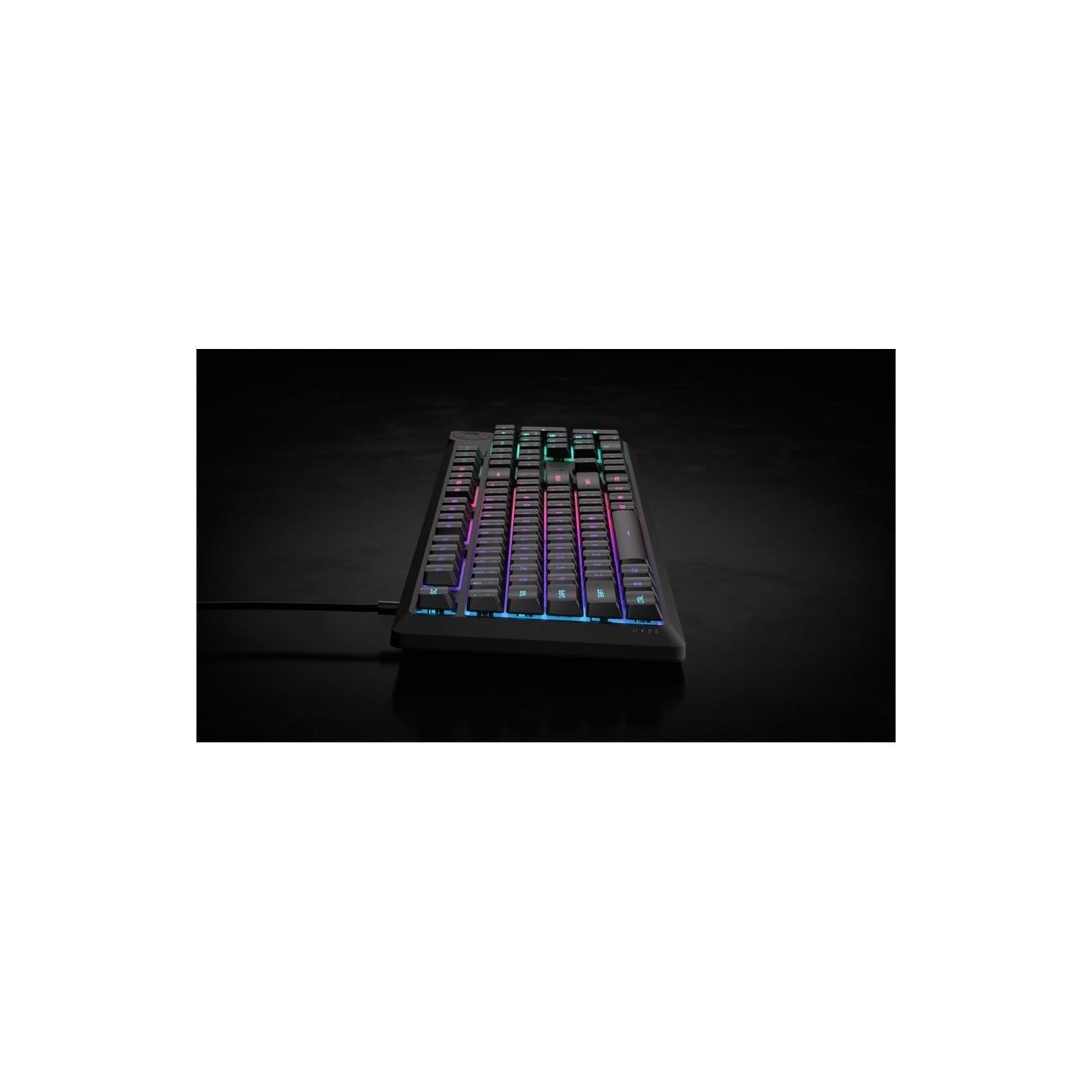 Corsair K55 CORE RGB | Gaming keyboard | Wired | NA | Black