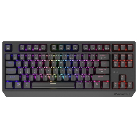 Genesis | THOR 230 | Mechanical Gaming Keyboard | Wireless | US | Outemu Silent Lemon | Black