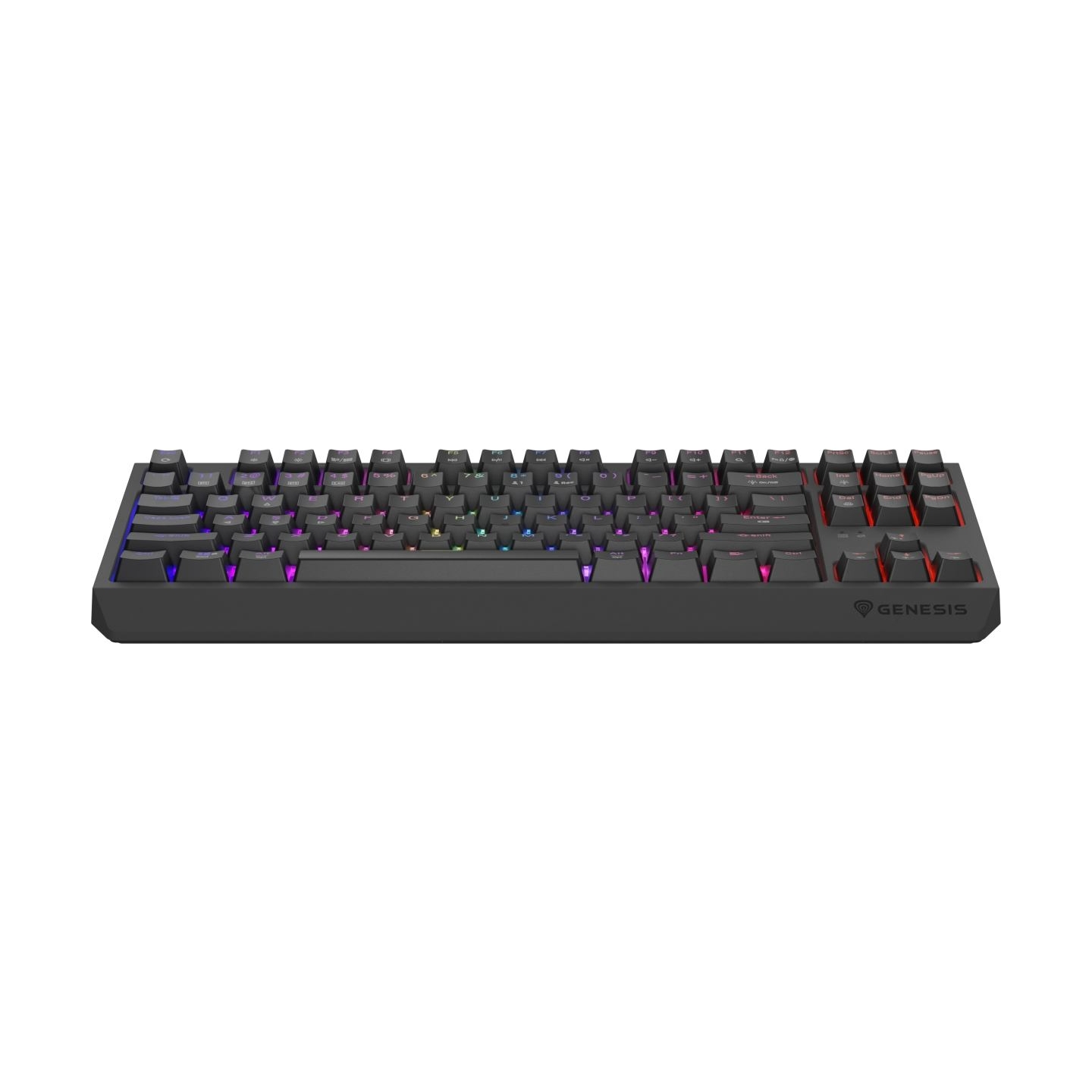 Genesis | THOR 230 | Mechanical Gaming Keyboard | Wireless | US | Outemu Silent Lemon | Black