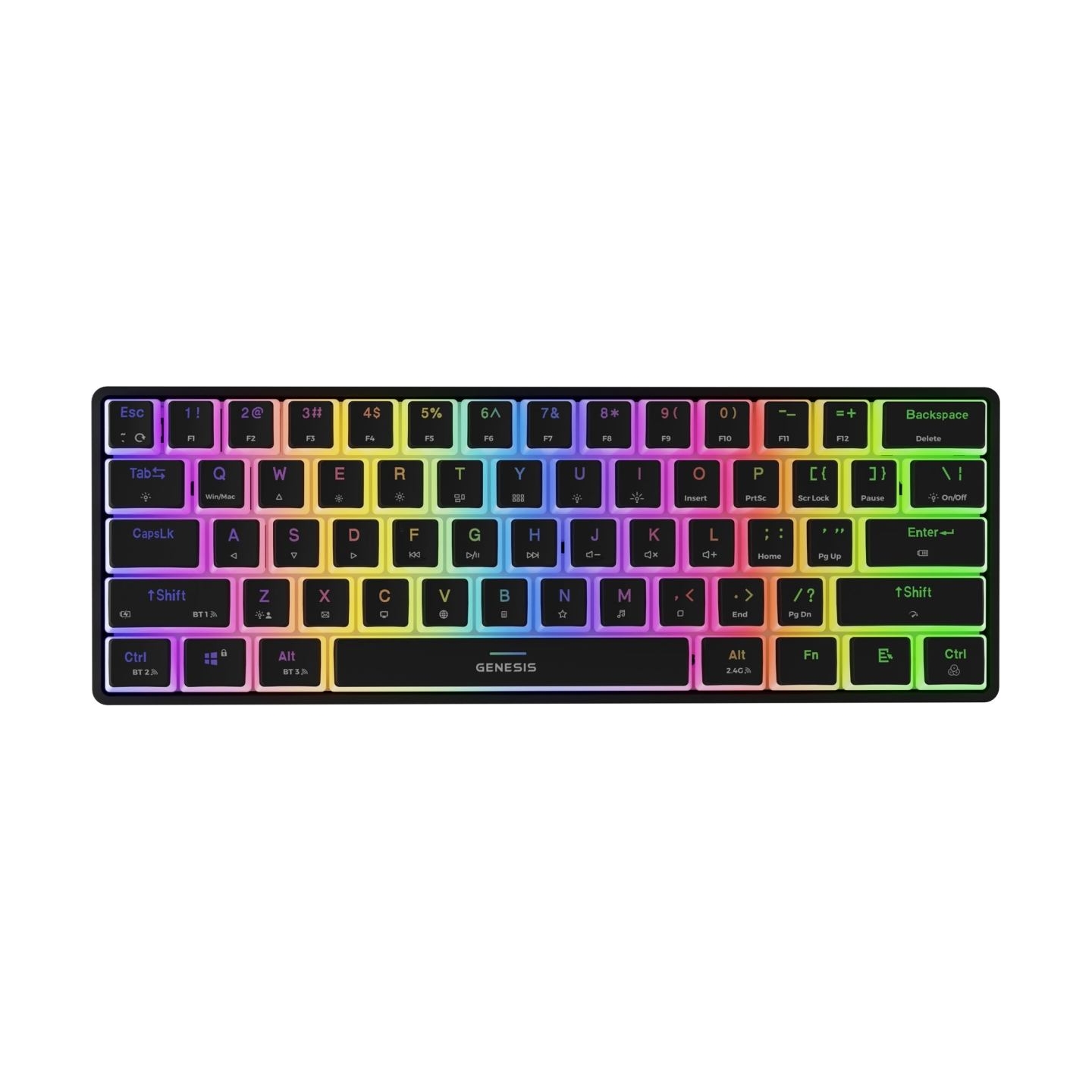 Genesis | THOR 660 G2 | Gaming Keyboard | Wireless/Wired | US | Linear | Black | RGB