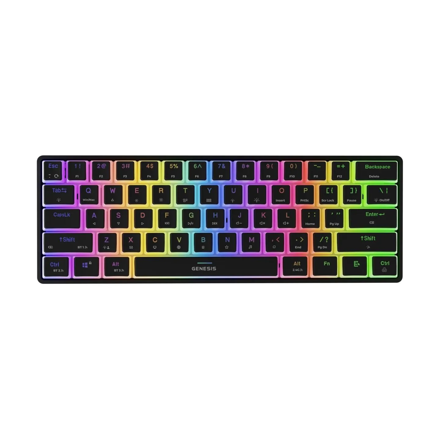 Genesis | THOR 660 G2 | Gaming Keyboard | Wireless/Wired | US | Linear | Black | RGB