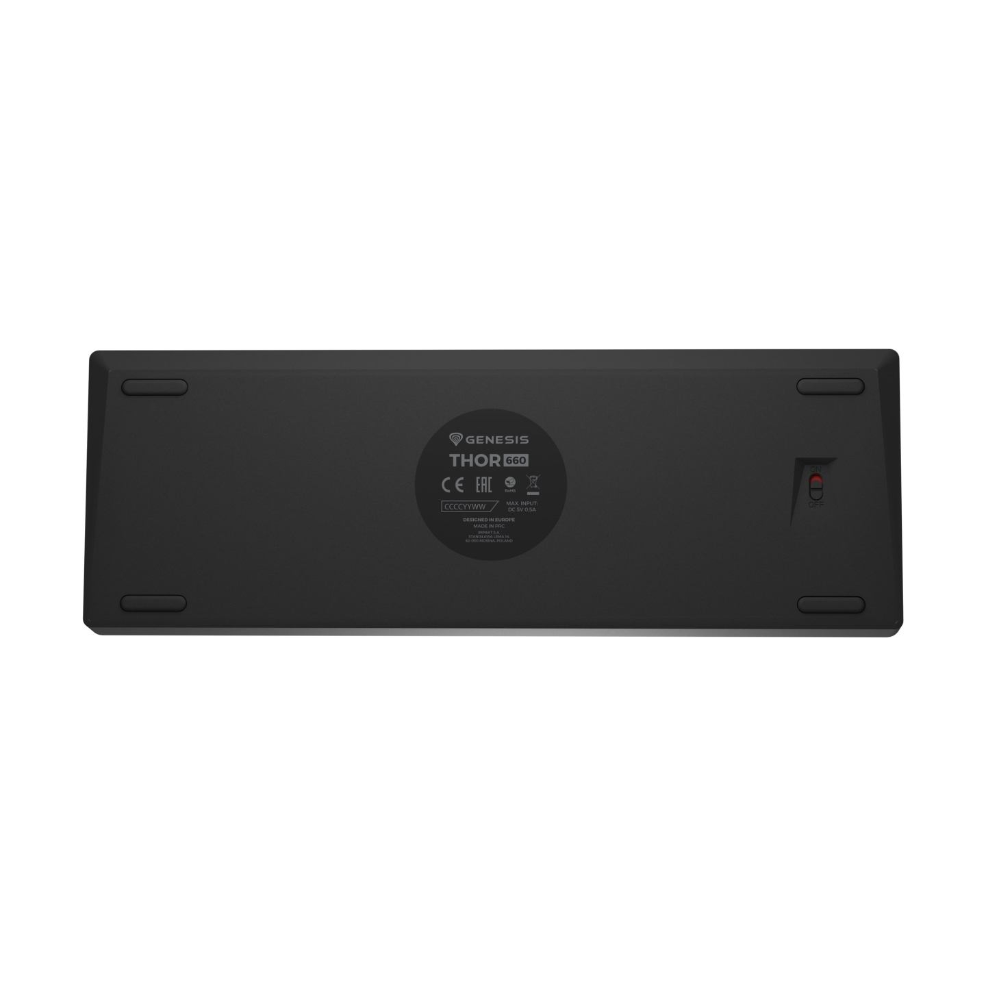 Genesis | THOR 660 G2 | Gaming Keyboard | Wireless/Wired | US | Linear | Black | RGB
