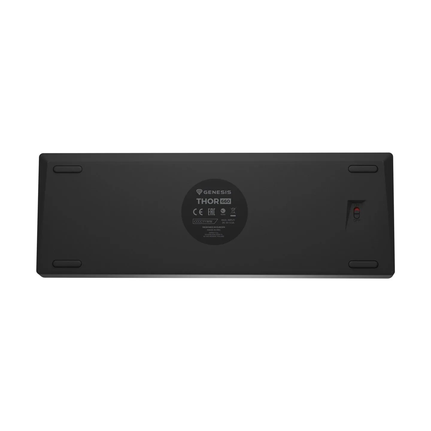 Genesis | THOR 660 G2 | Gaming Keyboard | Wireless/Wired | US | Linear | Black | RGB