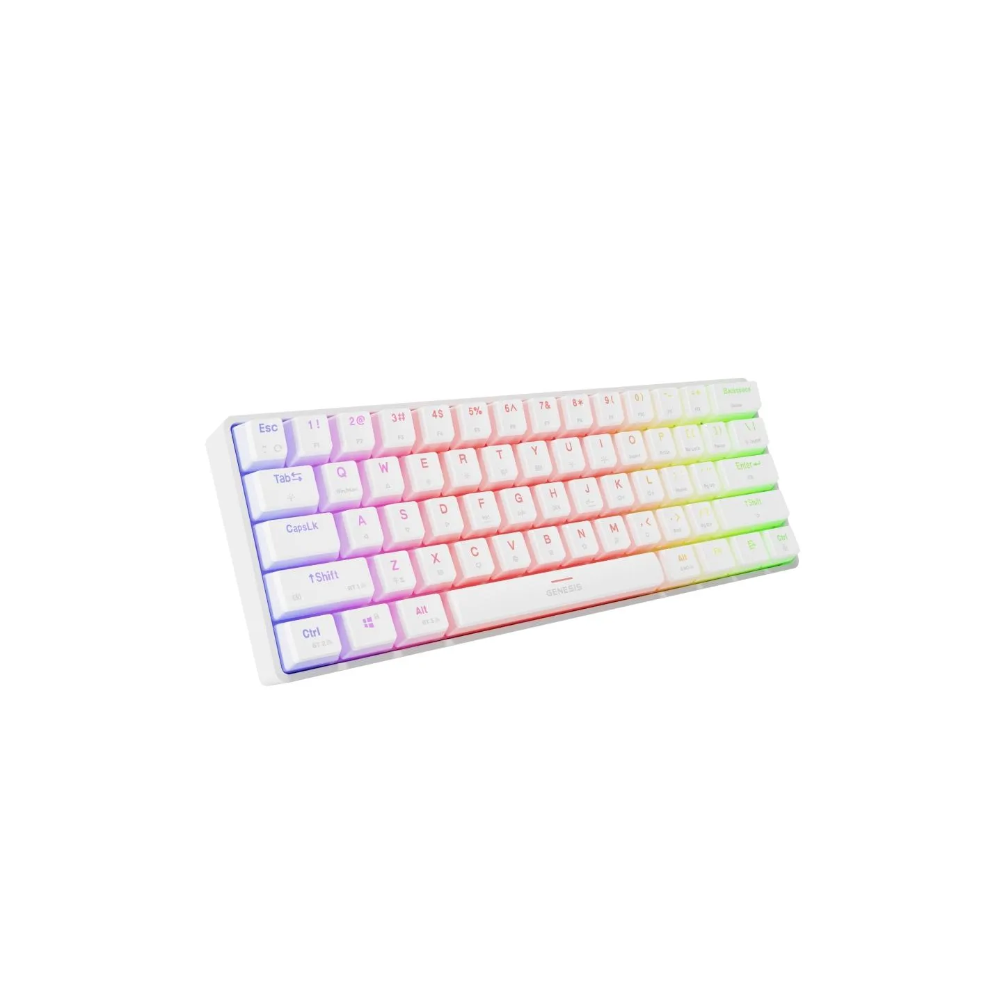 Genesis | THOR 660 G2 | Gaming Keyboard | Wireless/Wired | US | Linear | White | RGB