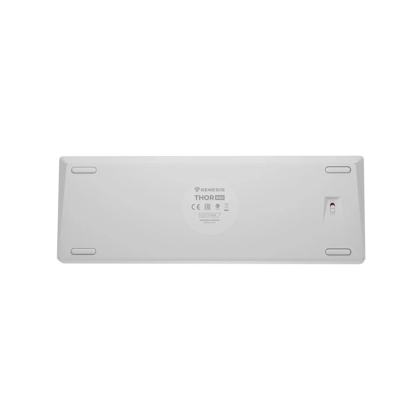 Genesis | THOR 660 G2 | Gaming Keyboard | Wireless/Wired | US | Linear | White | RGB