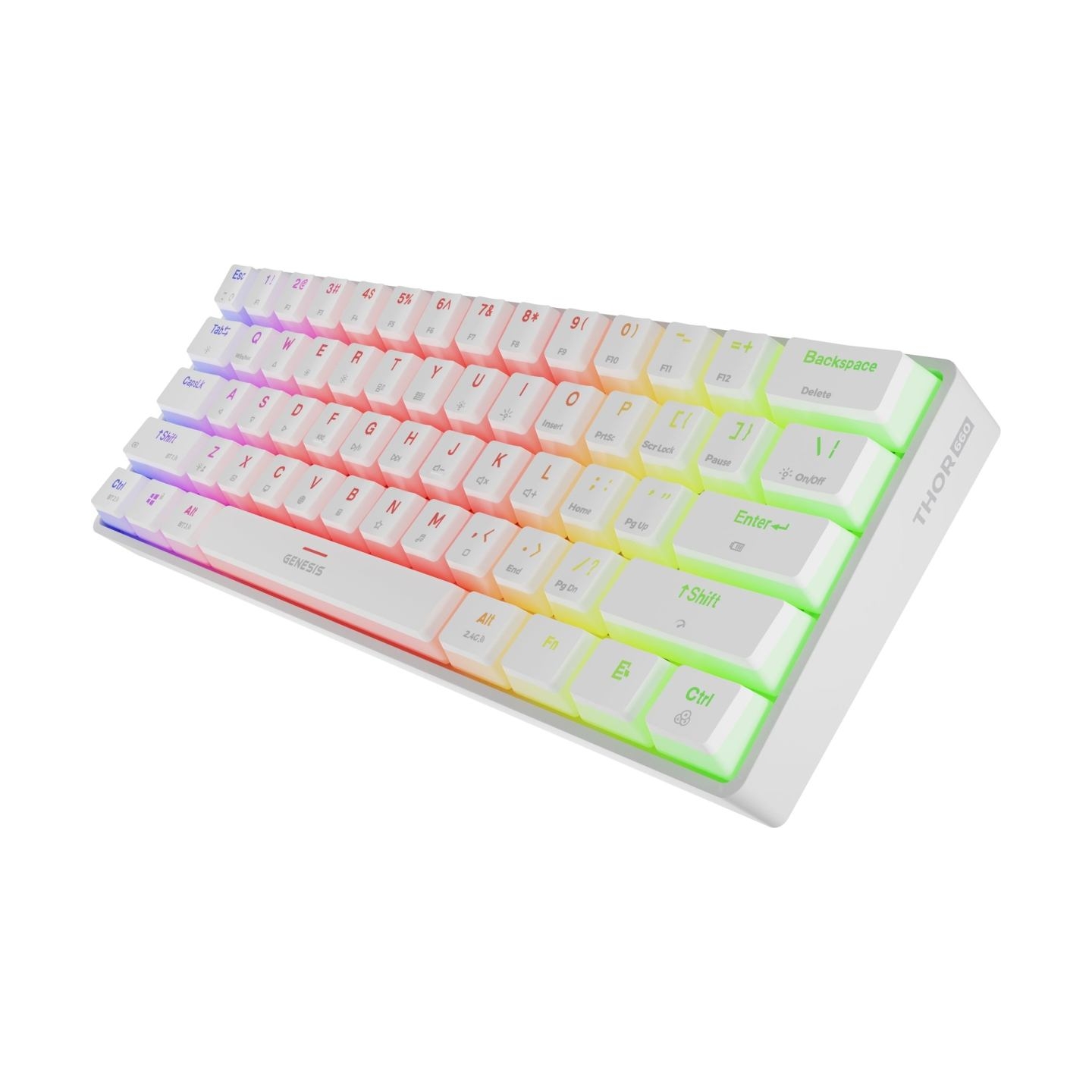 Genesis | THOR 660 G2 | Gaming Keyboard | Wireless/Wired | US | Linear | White | RGB