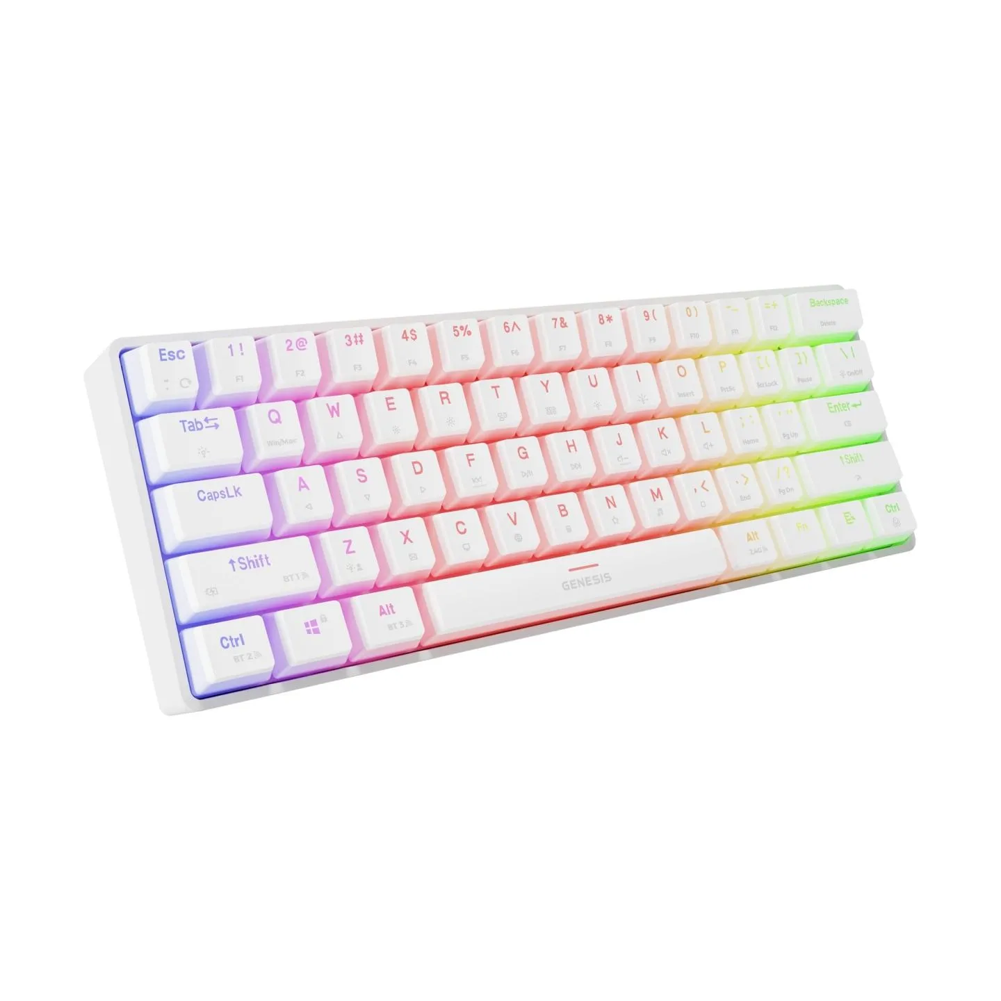 Genesis | THOR 660 G2 | Gaming Keyboard | Wireless/Wired | US | Linear | White | RGB
