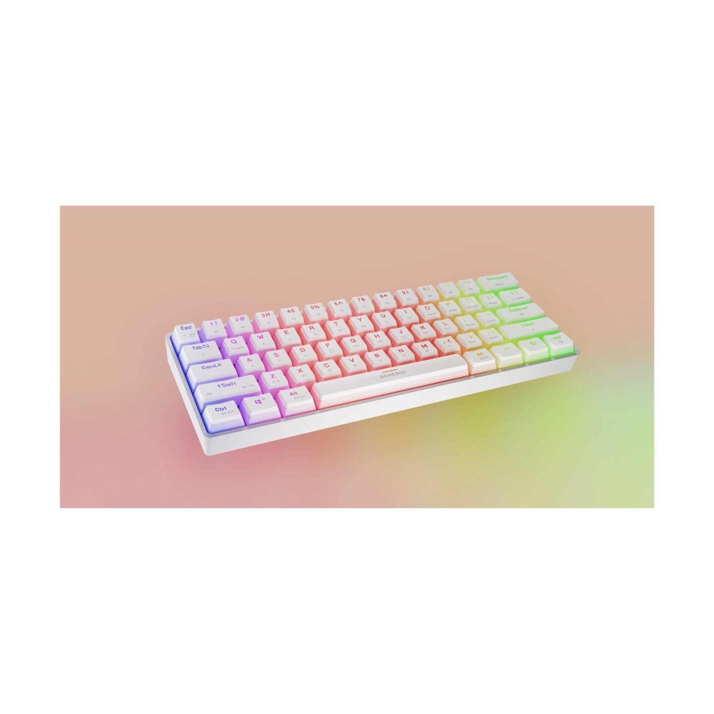Genesis | THOR 660 G2 | Gaming Keyboard | Wireless/Wired | US | Linear | White | RGB