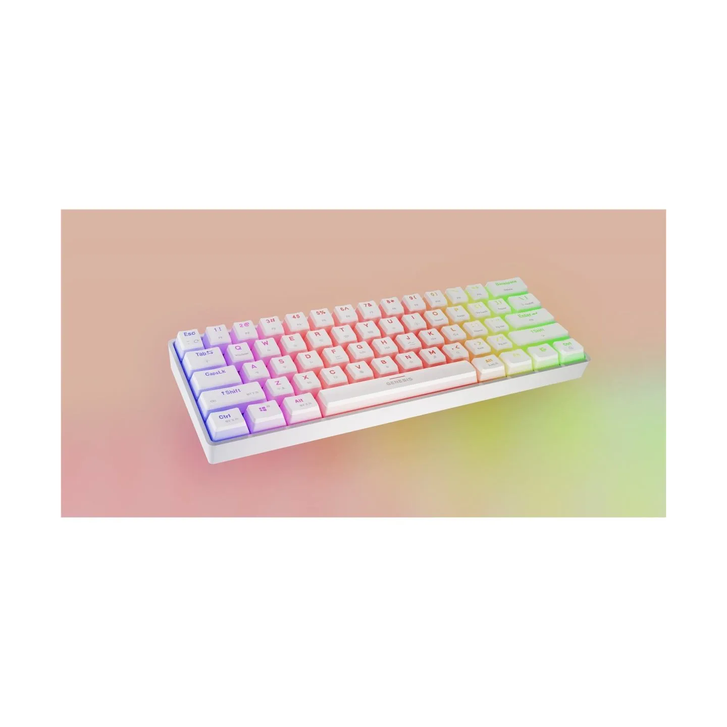 Genesis | THOR 660 G2 | Gaming Keyboard | Wireless/Wired | US | Linear | White | RGB