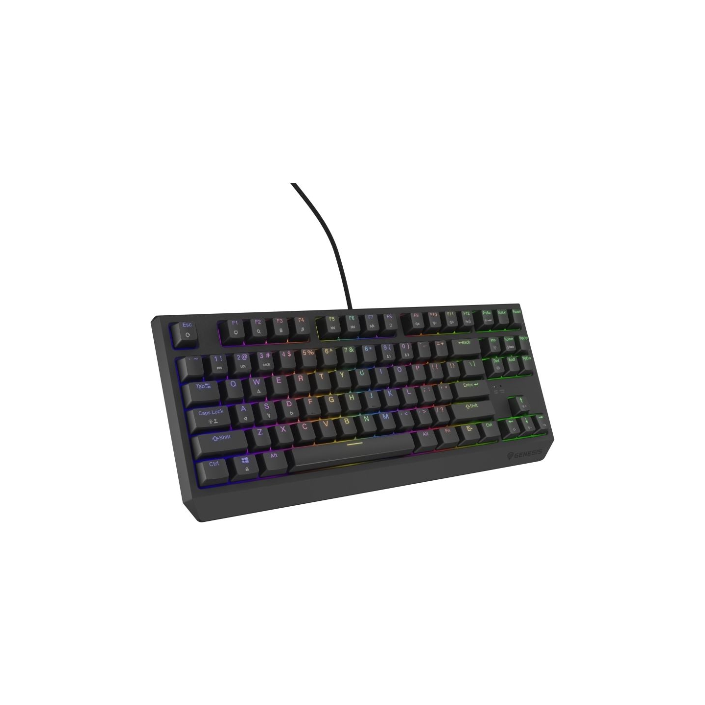 Genesis | THOR 230 TKL | Mechanical Gaming Keyboard | Wired | US | Linear | Black | RGB